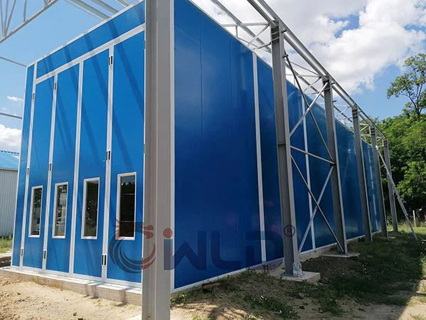 big bus painting booth